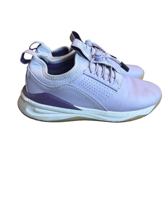 Clove Shoes - Clove Classic Sneakers Lavender Water Repellent Bungee Lace Nursing Size 7.5